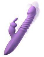 Fantasy for Her Thrusting Silicone Rabbit Vibrator – Purple - Image 2