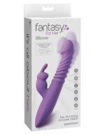 Fantasy for Her Thrusting Silicone Rabbit Vibrator – Purple - Image 5
