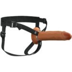 Fantasy X-Tensions Elite 8" Silicone Hollow Strap Dual Density - Brown - Image 2