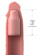Fantasy X-Tensions Elite 9 Inch Sleeve With 3 Inch Plug - Light - Image 2