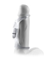 Fantasy X-Tensions Vibrating Cock Sling - Clear - Image 4
