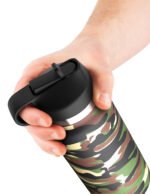 Fap Flask Happy Camper Water Bottle Stroker – Green Camo - Image 3