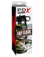Fap Flask Happy Camper Water Bottle Stroker – Green Camo - Image 5
