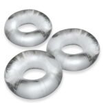 Fat Willy 3-Pack Jumbo C-Rings - Clear - Image 2