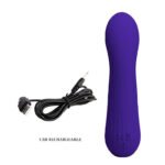 Faun Rechargeable G-Spot Vibrator – Purple - Image 5