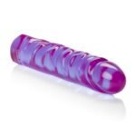 Junior Dong Reflective Gel Dildo – Purple, 7.5 in, Waterproof - Image 2