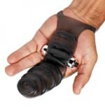 Master Series Bang Bang G-Spot Vibrating Finger Glove – Black - Image 3