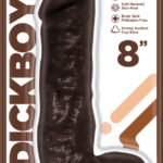 Dickboy - Skins - Dildo With Balls - 8 Inch -   Chocolate Dick Lover