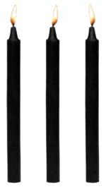Fetish Drip Candles 3pk - Black - Image 2