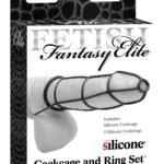 Fetish Fantasy Elite Cockcage and Ring Set - Black