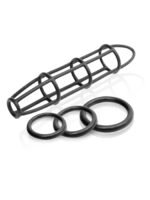 Fetish Fantasy Elite Cockcage and Ring Set - Black - Image 3