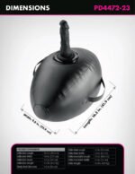 Fetish Fantasy Series Body Dock Inflatable Love Ball – Black - Image 3