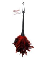 Fetish Fantasy Series Frisky Feather Duster - Red/ Black - Image 3
