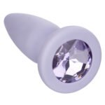 First Time Crystal Booty Kit 3-Piece Graduated Anal Plug Set – Purple - Image 4