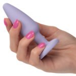 First Time Crystal Booty Kit 3-Piece Graduated Anal Plug Set – Purple - Image 6