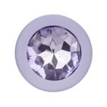 First Time Crystal Booty Kit 3-Piece Graduated Anal Plug Set – Purple - Image 9