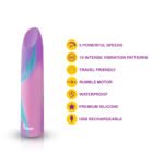 Vibens Fixation Lipstick Bullet Vibrator – Unicorn - Image 4