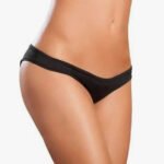 Flattering Mini Srunchy Panty - Small/medium - Black