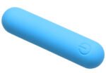 Flexible Silicone Bullet Vibrator – Blue, Rechargeable, Waterproof - Image 2