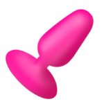 Flexible Vibrating Silicone Anal Plug – Pink, Rechargeable - Image 2