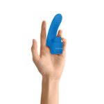 Flick It Rechargeable Finger Vibrator with Tongue-Flicking Base – Blue - Image 11