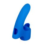 Flick It Rechargeable Finger Vibrator with Tongue-Flicking Base – Blue - Image 3