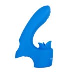 Flick It Rechargeable Finger Vibrator with Tongue-Flicking Base – Blue - Image 5