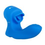 Flick It Rechargeable Finger Vibrator with Tongue-Flicking Base – Blue - Image 6
