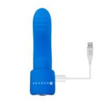 Flick It Rechargeable Finger Vibrator with Tongue-Flicking Base – Blue - Image 8