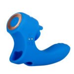 Flick It Rechargeable Finger Vibrator with Tongue-Flicking Base – Blue - Image 9