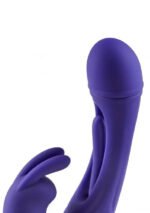 Flutter Touch Rabbit Vibrator – Violet, Body-Safe Silicone, Rechargeable