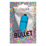 Foil Pack 3-Speed Bullet Vibrator – Blue - Image 2