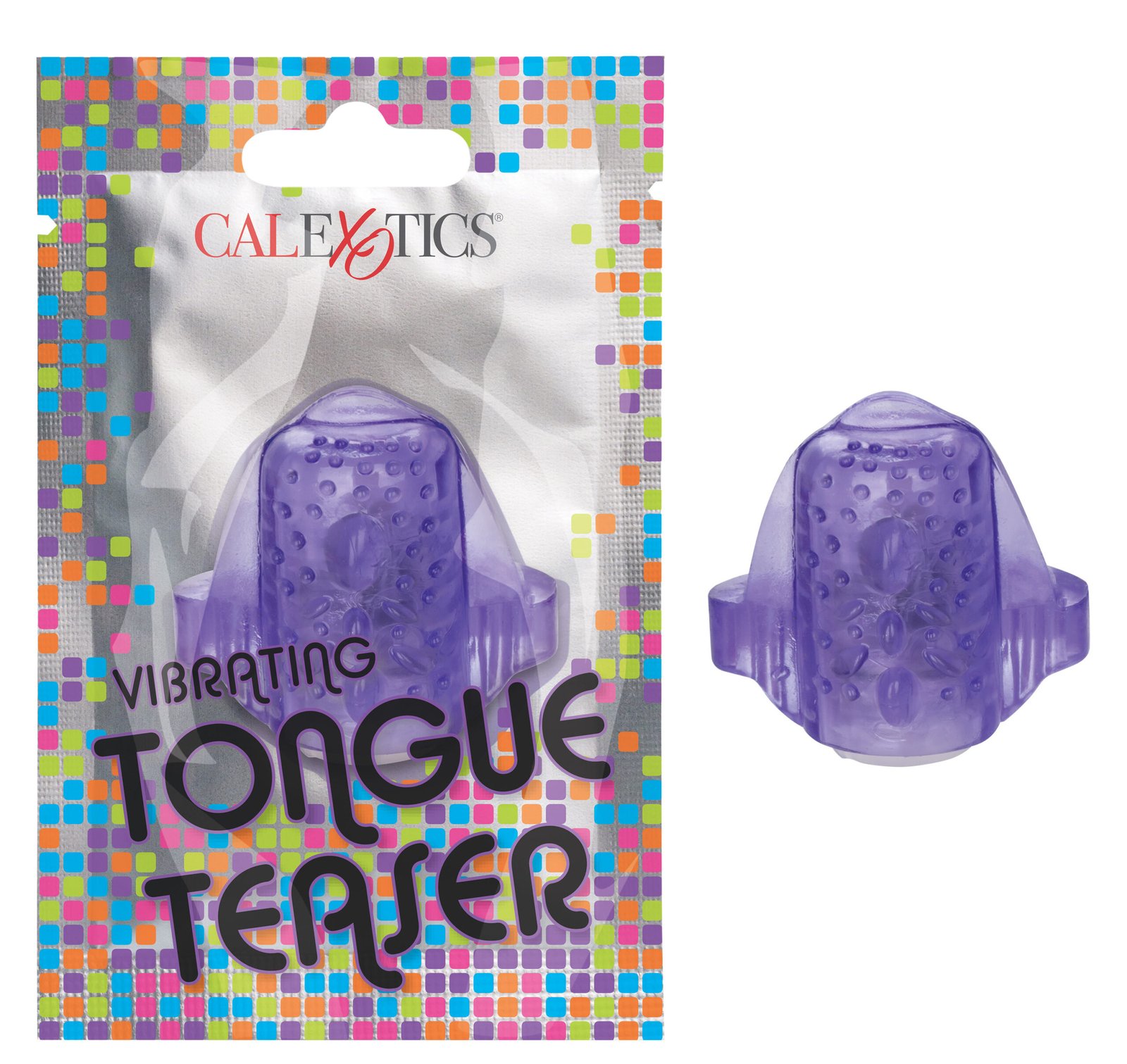 foil-pack-vibrating-tongue-teaser-purple Foil Pack Vibrating Tongue Teaser - Purple - Image 1