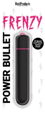 Frenzy Power Bullet Vibrator – Black - Image 3