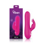 Freyja Mini Triple Ticklers Rabbit Vibe - Hot Pink - Image 3
