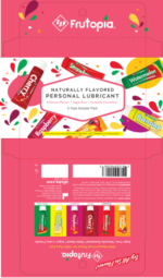 Frutopia Assorted Fruit Flavors Personal Lubricant – 72 Tubes, 12ml Each - Image 2