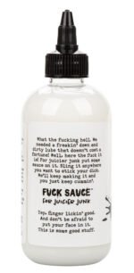 Fuck Sauce Cum Scented Lubricant 8 Oz - Image 2