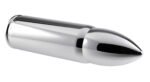 Full Metal Love Silver Rechargeable Vibrating Bullet – Aluminum Alloy - Image 3