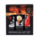Edible Massage Oil Gift Set – Hemp Seed, Water-Based – 2 Fl Oz Bottles, Strawberry, Watermelon, Vanilla - Image 4