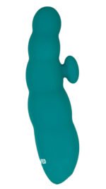 G-Spot Perfection Rechargeable Multi-Speed Vibrator with Dual Stimulators – Teal - Image 2