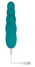 G-Spot Perfection Rechargeable Multi-Speed Vibrator with Dual Stimulators – Teal