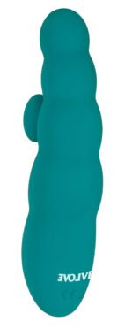 G-Spot Perfection Rechargeable Multi-Speed Vibrator with Dual Stimulators – Teal - Image 4