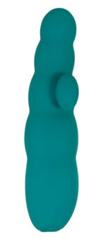 G-Spot Perfection Rechargeable Multi-Speed Vibrator with Dual Stimulators – Teal - Image 9