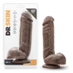 Dr. Skin - Mr. D - 8.5 Inch Dildo - Chocolate - Image 2