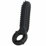 Rechargeable O Yeah Silicone Vibrating Cock Ring – Black - Image 3