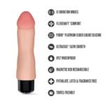 Dr. Skin Dr. Avery Rechargeable Vibrator – Beige - Image 5