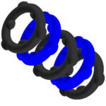 Gearheads 5 Pack Spinner Rings - Blue Black - Image 2