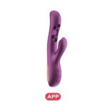 Gem - App Control G-Iggle Balls Rabbit Vibrator - Purple - Image 2