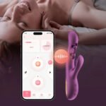 Gem - App Control G-Iggle Balls Rabbit Vibrator - Purple - Image 3