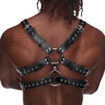 Gemini Leather Harness - One Size - Black